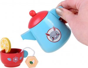 Jokomisiada Uroczy drewniany Zestaw herbaciany ciastka ZA4132 5