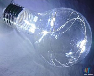 Tech-Led Girlanda Led 10 ze ŚWIECĄCYM SZNUREM zimna b. 3,8M 6