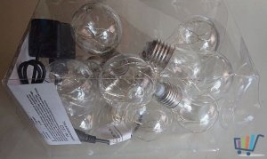 Tech-Led Girlanda Led 10 ze ŚWIECĄCYM SZNUREM zimna b. 3,8M 8