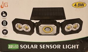 Kinkiet Ścienna lampa solarna COB-32 LED 4.8W z czujnikiem 1