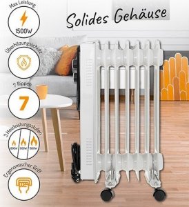 Grzejnik Adler AD 7815 olejowy 600 W 12