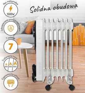 Grzejnik Adler AD 7815 olejowy 600 W 13