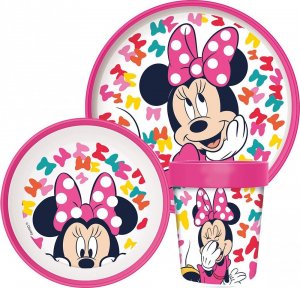 Stor STOR Zestaw obiadowy MYSZKA MINNIE MOUSE talerzyk miska kubek 1