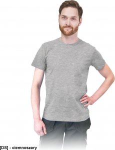 R.E.I.S. TSRSLIM - t-shirt męski o dopasowanym kroju, 100% bawełna - ciemnoszary L 1