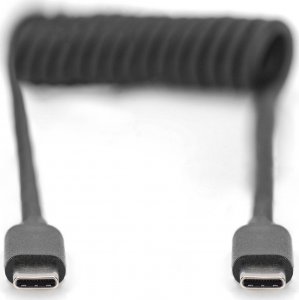 Kabel USB Digitus USB-C - USB-C 1 m Czarny (AK-300431-006-S) 3