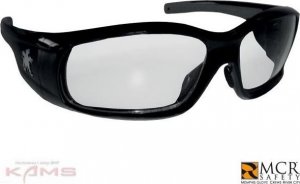R.E.I.S. MCR-SWAGGER-F - okulary ochronne - transparentno-czarny 1