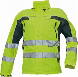 CERVA TICINO kurtka Hi-Vis 100% poliester 300D Oxford/PU - żółty XL 1
