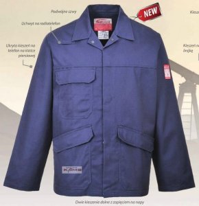 Portwest FR35-  Bluza Bizflame Pro - antystatyczna bluza dla spawaczy - szary S 1