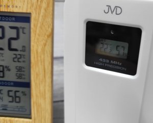 Stacja pogodowa JVD Stacja pogody JVD RB9233.1 pamięć 4