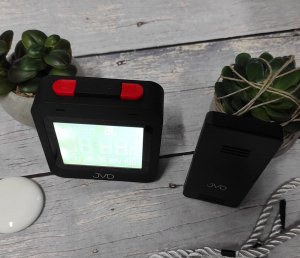 Stacja pogodowa JVD Zegar budzik RB3552.2 Sonda zewnętrzna 6