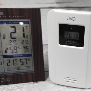 Stacja pogodowa JVD Stacja pogody JVD RB9233.2 pamięć 4