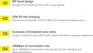 Kabel USB Baseus USB-C - Lightning 2 m Czarno-czerwony (6932172612382) 3