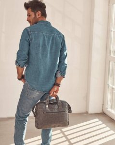 Torba David Jones Torba męska na laptopa David Jones 787704 D.GREY c.szara 8