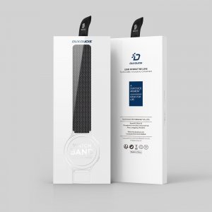 Dux Ducis Dux Ducis Magnetic Strap pasek do Samsung Galaxy Watch / Huawei Watch / Honor Watch (20mm band) magnetyczna opaska czarny (Milanese Version) 5