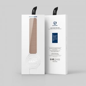 Dux Ducis Dux Ducis Magnetic Strap pasek do Samsung Galaxy Watch / Huawei Watch / Honor Watch (20mm band) magnetyczna opaska złoty (Milanese Version) 5