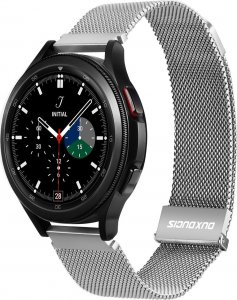 Dux Ducis Dux Ducis Magnetic Strap pasek do Samsung Galaxy Watch / Huawei Watch / Honor Watch (20mm band) magnetyczna opaska srebrny (Milanese Version) 1