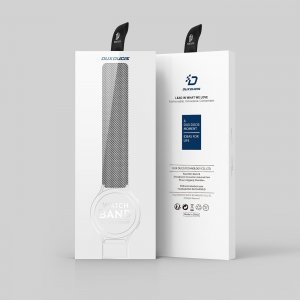 Dux Ducis Dux Ducis Magnetic Strap pasek do Samsung Galaxy Watch / Huawei Watch / Honor Watch (20mm band) magnetyczna opaska srebrny (Milanese Version) 5