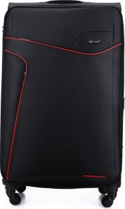 Solier Duża walizka miękka XL Solier STL1651 czarno-czerwona NoSize 1