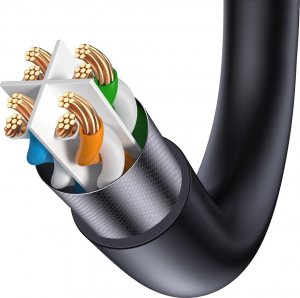 Baseus Baseus Speed Seven szybki kabel sieciowy RJ45 10Gbps 20m czarny (WKJS010901) 16