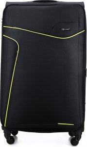 Solier Duża walizka miękka XL Solier STL1651 czarno-zielona NoSize 1