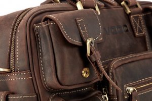 Torba Kemer PROMO SET Torba XC1 Czekoladowo Brązowa + Etui na laptop EPD1 Szare 11