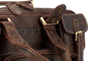 Torba Kemer PROMO SET Torba XC1 Czekoladowo Brązowa + Etui na laptop EPD1 Szare 12