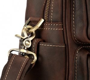 Torba Kemer PROMO SET Torba XC1 Czekoladowo Brązowa + Etui na laptop EPD1 Szare 13