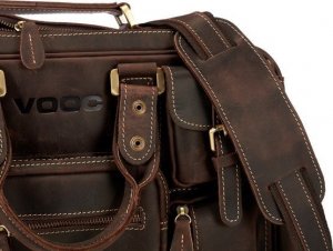 Torba Kemer PROMO SET Torba XC1 Czekoladowo Brązowa + Etui na laptop EPD1 Szare 33