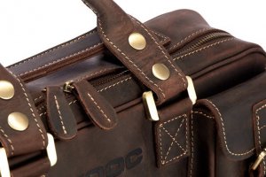 Torba Kemer PROMO SET Torba XC1 Czekoladowo Brązowa + Etui na laptop EPD1 Szare 8