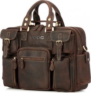 Torba Kemer PROMO SET Torba XC1 Czekoladowo Brązowa + Etui na laptop EPD1 Grafitowe 30