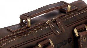 Torba Kemer PROMO SET Torba XC1 Czekoladowo Brązowa + Etui na laptop EPD1 Grafitowe 5