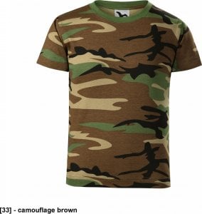MALFINI Camouflage 149 - ADLER - Koszulka dziecięca, 160 g/m, 100% bawełna, - camouflage brown - 110 cm/4 lata-158 cm/12 lat 122 cm/6 lat 1