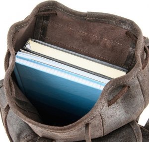 Belveder Mały Plecaczek Skórzany Damski Brązowy BR22 4