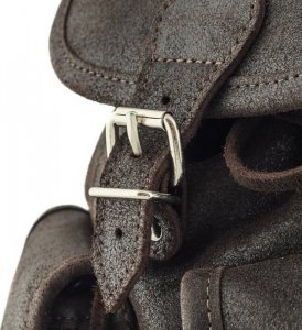 Belveder Mały Plecaczek Skórzany Damski Brązowy BR22 7