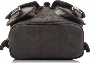 Belveder Mały Plecaczek Skórzany Damski Brązowy BR22 9