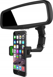 Hurtel Regulowany uchwyt na lusterko wsteczne samochodu do smartfona 12