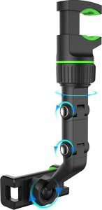 Hurtel Regulowany uchwyt na lusterko wsteczne samochodu do smartfona 17