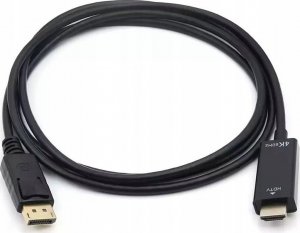 Kabel Pawonik DisplayPort - HDMI 1.8m czarny (340 JL-D1018B) 1