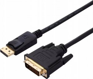 Kabel Pawonik DisplayPort - DVI-D 1.8m czarny (316) 1