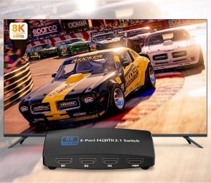 Pawonik Switch HDMI 2.1 3X1 8K 4K 120HZ 240HZ 13