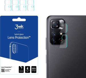 3MK Szkło hybrydowe na obiektyw aparatu 3MK Lens Protection Xiaomi Redmi Note 11S 5G/11T 5G [4 PACK] 1