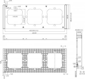 Sonoff Sonoff potrójna ramka montażowa do instalacji przełączników ściennych M5-80 2