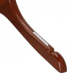 Springos Wieszaki drewniane antypoślizgowe na ubrania zestaw 9 szt. brązowe UNIWERSALNY 6