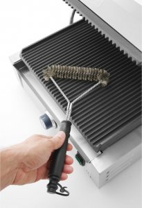 Hendi Szczotka druciana do grilla rusztu BBQ ze stali nierdzewnej KSZTAŁT Y 310x170 mm - Hendi 525425 Szczotka druciana do grilla rusztu BBQ ze stali nierdzewnej KSZTAŁT Y 310x170 mm - Hendi 525425 2