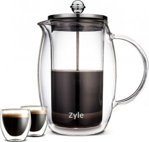 Ronic Zyle Komplet: zaparzacz do kawy 600 ml + filiżanki do espresso 1