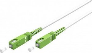 Goobay Kabel światłowodowy (FTTH), Singlemode (OS2) White, biały (Simplex), 2 m - Długość kabla 2 m 1