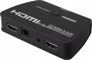 Pawonik SPLITTER HDMI 1X2 HDCP 2.2 EKSTRAKTOR AUDIO 4K/60 7