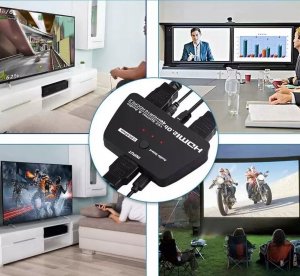 Pawonik SPLITTER HDMI 1X2 HDCP 2.2 EKSTRAKTOR AUDIO 4K/60 10