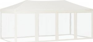vidaXL Składany namiot imprezowy ze ściankami, kremowy, 3x6 m 2