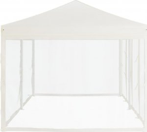 vidaXL Składany namiot imprezowy ze ściankami, kremowy, 3x6 m 4